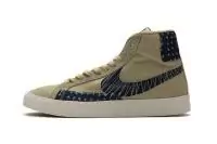 nike blazer mid homme femme sashiko brown embroidery